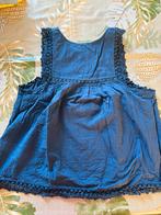 Blauwe top, Ophalen of Verzenden, Maat 42/44 (L), Blauw, Zonder mouw