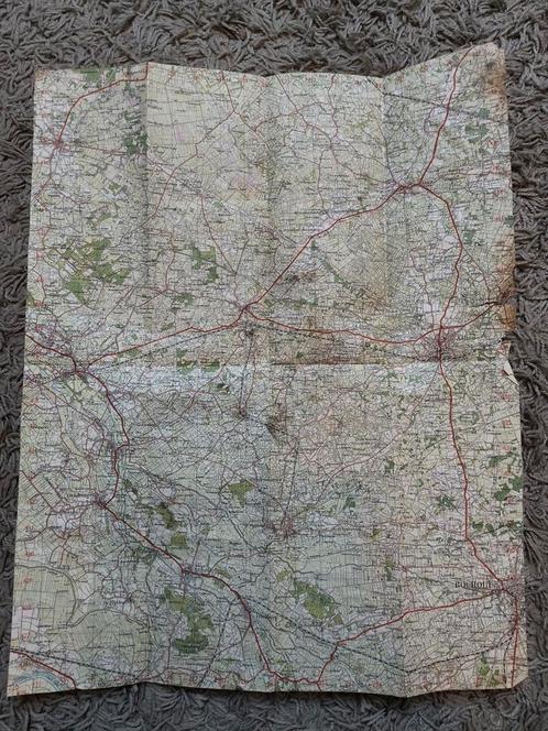 Duitse stafkaart regio Aalten WO2, Verzamelen, Militaria | Tweede Wereldoorlog, Landmacht, Overige typen, Duitsland, Ophalen of Verzenden