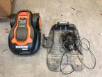 Worx WG756E Robotmaaier + Station, Ophalen of Verzenden, Gebruikt, 20 tot 25 cm, Bestuurbaar via app
