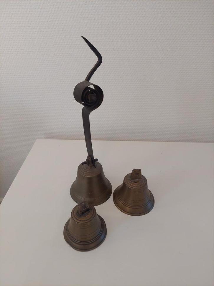 Antieke Messing Bellen - Set van 3, Antiek en Kunst, Antiek | Overige Antiek, Ophalen