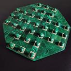 Solitaire spel in malachiet., Ophalen of Verzenden