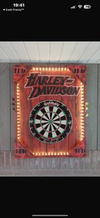 Dart wandbord Harley Davidson (zonder dartbord), Sport en Fitness, Darts, Ophalen of Verzenden, Zo goed als nieuw, Dartbord