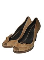 JONAK PARIS peeptoes, pumps, high heels, camel, Mt. 38, Kleding | Dames, Schoenen, Beige, Ophalen of Verzenden, Zo goed als nieuw