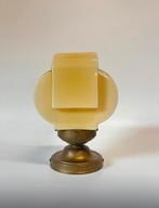Vintage zeldzame plafondlamp Thabur messing armatuur 1930, Ophalen of Verzenden