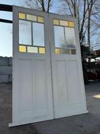 Set schuif / en-suite deuren met glas en roede 263x178cm., Ophalen