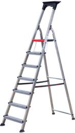 Altrex Double Decker huishoudtrap, 7 tred., 3.45m werkhoogte, Doe-het-zelf en Verbouw, Ladders en Trappen, Ophalen, Gebruikt, Ladder