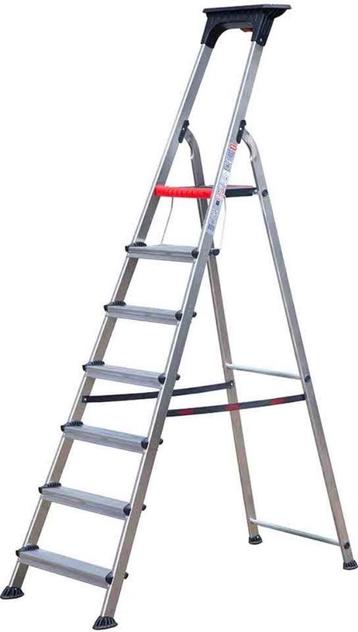 Altrex Double Decker huishoudtrap, 7 tred., 3.45m werkhoogte beschikbaar voor biedingen