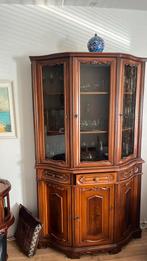 Antieke Notenhouten kast, Huis en Inrichting, Kasten | Vitrinekasten, Ophalen, Gebruikt, 200 cm of meer, 150 tot 200 cm