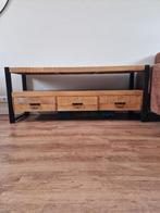 Mango houten tv-meubel, Ophalen, Gebruikt, 100 tot 150 cm, Minder dan 100 cm