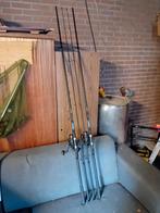 Nette set karperhengels, Watersport en Boten, Hengelsport | Karpervissen, Ophalen of Verzenden, Zo goed als nieuw, Werphengel