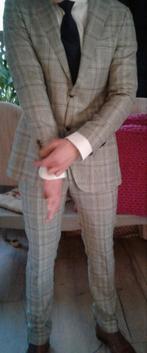 Suitsupply pak blazer broek stropdas mt L grey, Ophalen of Verzenden, Zo goed als nieuw, Grijs