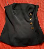 Gloednieuwe zwarte feestelijke top. Met kaartje. Maat S., Kleding | Dames, Tops, Zwart, Nieuw, Ophalen of Verzenden, Maat 36 (S)