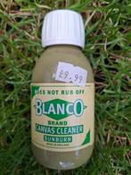 Blanco Brand Canvas Cleaner 100ml Sunburn Groen WW2, Ophalen, Landmacht, Duitsland, Overige typen