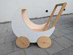 Ooh noo houten poppenwagen, Ophalen of Verzenden, Gebruikt, Duw- of Trekspeelgoed