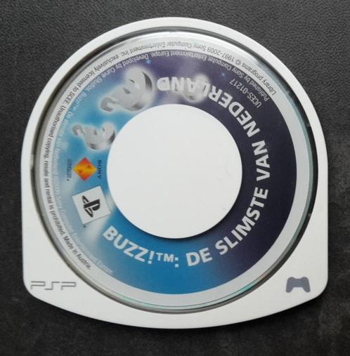PSP - Buzz De Slimste van Nederland - Quiz Spel, Spelcomputers en Games, Games | Sony PlayStation Portable, Zo goed als nieuw