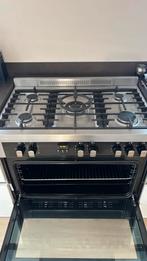 Belling Gasfornuis 90x60 cm - 5 pits, Witgoed en Apparatuur, Fornuizen, Ophalen, Gebruikt, 60 cm of meer, Gas