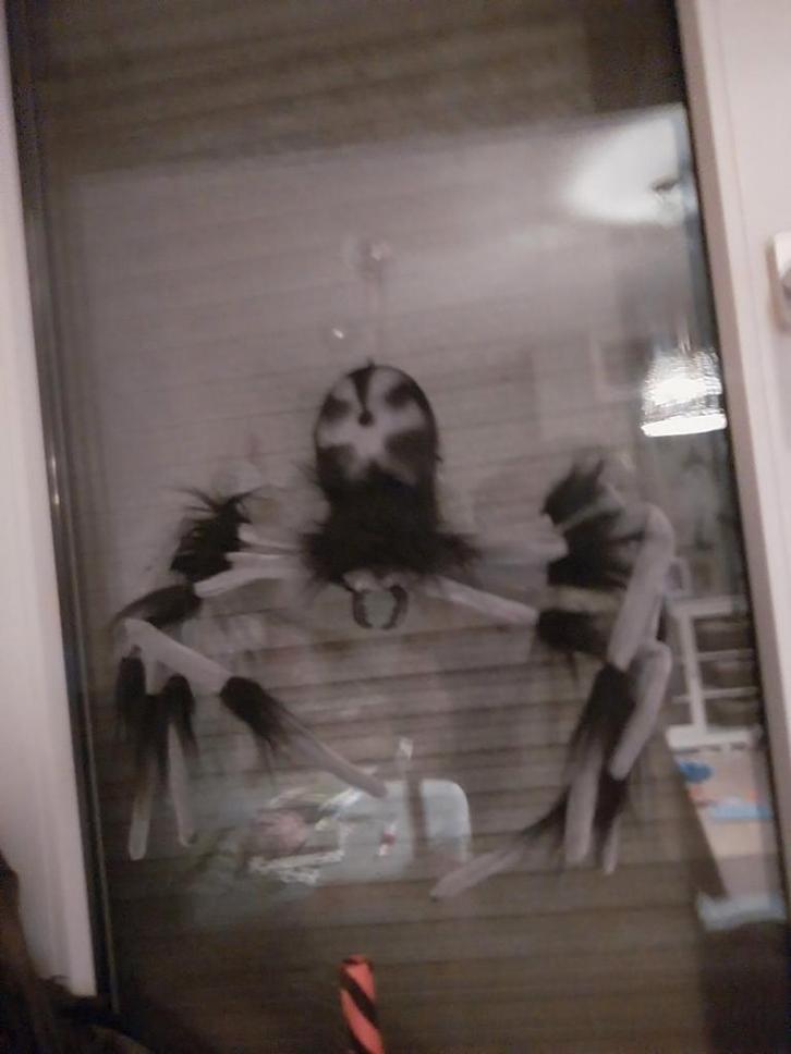 Zwevende Spin met Licht & Geluid - Nieuw!, Hobby en Vrije tijd, Feestartikelen, Nieuw, Feestartikel, Halloween of Griezel, Ophalen of Verzenden