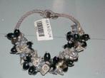 Nieuwe ketting van Manouk grijs., Sieraden, Tassen en Uiterlijk, Kettingen, Ophalen of Verzenden, Nieuw, Grijs