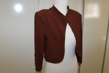 Joseph Ribkoff prachtig bruin bolero jasje 36/S beschikbaar voor biedingen