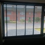 Houten jaloezieën - Zwart, Huis en Inrichting, Stoffering | Gordijnen en Lamellen, Ophalen, Zwart, 150 tot 200 cm, Zo goed als nieuw