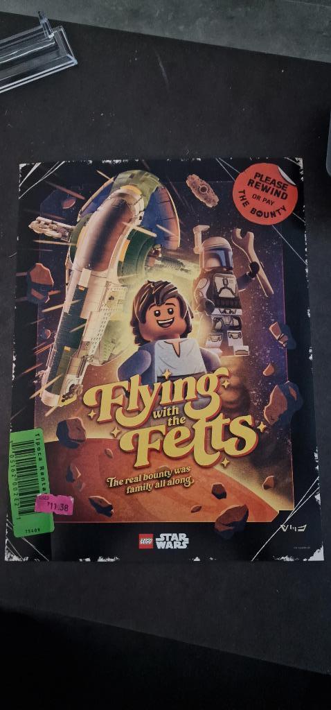Nieuw: Lego 5009512 Flying with the Fetts Poster met vouwtje, Kinderen en Baby's, Speelgoed | Duplo en Lego, Nieuw, Lego, Complete set
