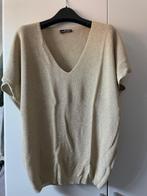 Gouden glitter shirt, Kleding | Dames, Tops, Ophalen, Overige kleuren, Maat 42/44 (L), Zo goed als nieuw
