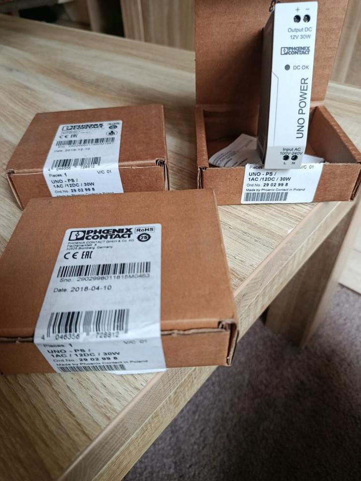Phoenix Contact Uno Power Voedingen - Nieuw in doos, Hobby en Vrije tijd, Elektronica-componenten, Nieuw, Ophalen