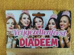 Grote partij Vrijgezellen Diadeem. Nieuw, per stuk verpakt., Ophalen of Verzenden, Nieuw, Feestartikel, Geboorte of Huwelijk