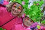 Kleurrijke loopgroep vlinders, Kleding | Dames, Carnavalskleding en Feestkleding, Ophalen, Zo goed als nieuw, Carnaval, Kleding