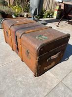 Antieke Reiskoffer - Vintage Zermatt matterhorn, Overige materialen, Gebruikt, Slot, Ophalen of Verzenden