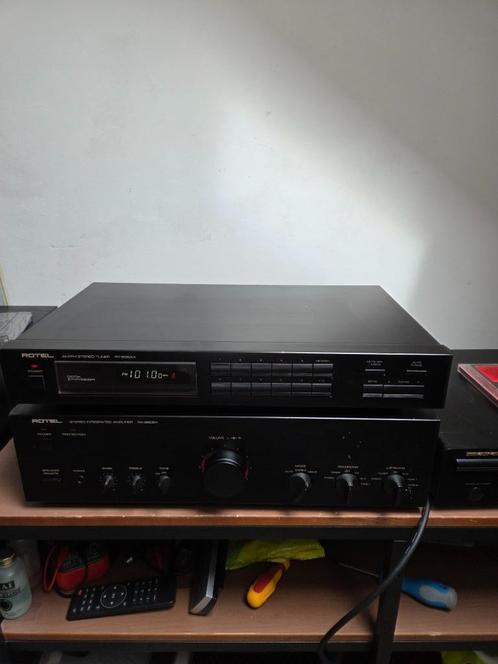 Rotel RA-980BX amplifier en Rotel RT-935AX Tuner, Audio, Tv en Foto, Stereo-sets, Zo goed als nieuw, Tuner of Radio, Overige merken