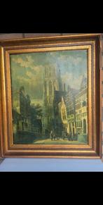 Laurenskerk Rotterdam schilderij, Antiek en Kunst, Ophalen of Verzenden