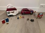Schleich paardenavontuur met auto en trailer, Ophalen of Verzenden, Zo goed als nieuw