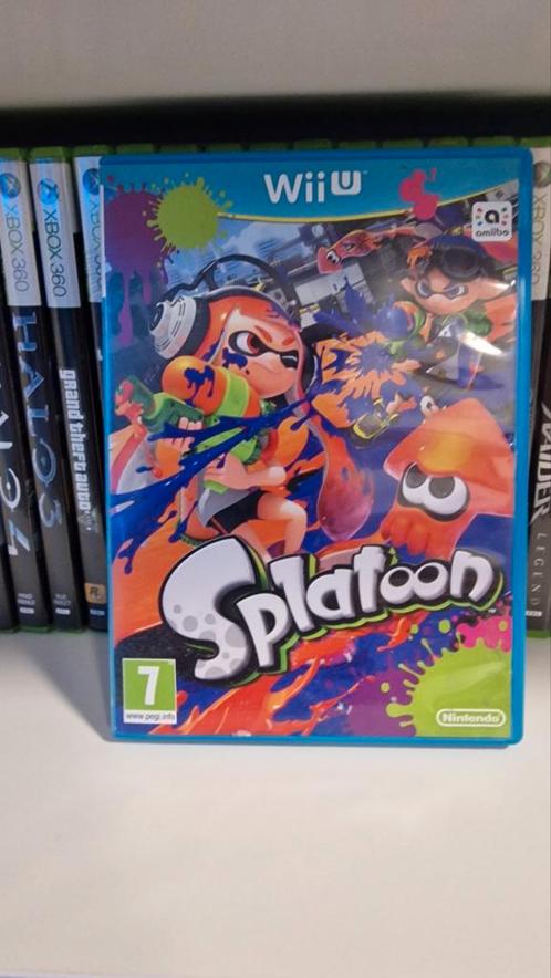 WIIU - SPLATOON, Spelcomputers en Games, Games | Nintendo Wii U, Zo goed als nieuw, Avontuur en Actie, 1 speler, Vanaf 3 jaar