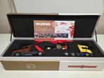 Tekno set Scania 125 jaar, Hobby en Vrije tijd, Modelauto's | 1:50, Ophalen of Verzenden, Zo goed als nieuw, Bus of Vrachtwagen