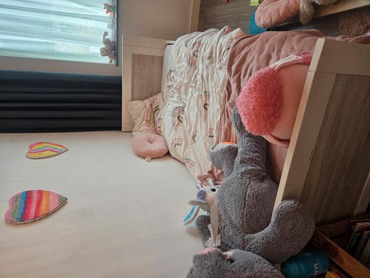 Ledikant en meegroeibed TWF Parma, Kinderen en Baby's, Kinderkamer | Complete kinderkamers, Jongetje of Meisje, Ophalen