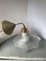 Art deco / vintage hanglampje holofaan glas. Glazen hanglamp, Antiek en Kunst, Antiek | Lampen, Ophalen of Verzenden