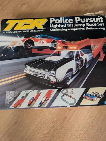 Vintage TCR Police Pursuit Racebaan jaren 80 beschikbaar voor biedingen