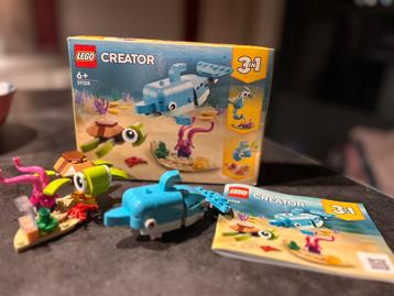 LEGO Creator set 31128 met dolfijn en schildpad beschikbaar voor biedingen