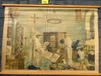 In een Middeleeuws klooster, Antiek en Kunst, Antiek | Schoolplaten, Ophalen of Verzenden, Geschiedenis