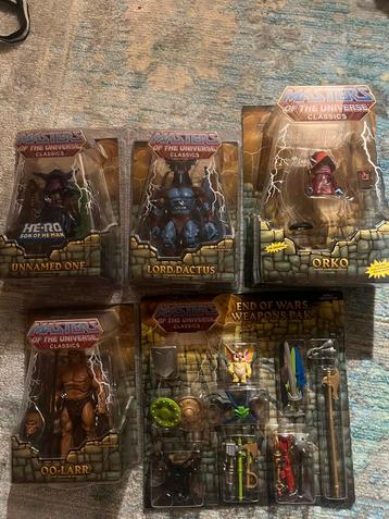 MOTU Classics: Orko& Adam, Dactus, Unnamed One, Oo-lar + Pak beschikbaar voor biedingen