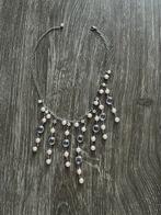 Prachtige parelketting, Sieraden, Tassen en Uiterlijk, Kettingen, Ophalen of Verzenden, Zo goed als nieuw, Zilver, Overige materialen