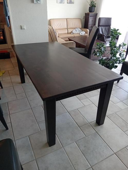 Eettafel koloniale stijl in zeer goede staat, Huis en Inrichting, Tafels | Eettafels, Zo goed als nieuw, 50 tot 100 cm, 150 tot 200 cm