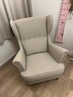 Beige fauteuil, Huis en Inrichting, Ophalen, Zo goed als nieuw, 75 tot 100 cm, 50 tot 75 cm