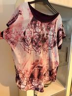 Mooie shirt met print - Maat 44/46 enjoy, Paars, Maat 46/48 (XL) of groter, Enjoy, Ophalen of Verzenden