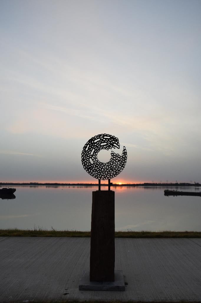 no-nonsense sculpturen, tuinbeelden, Ophalen of Verzenden, Nieuw, Metaal, Abstract beeld