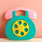Vintage Telefoon rammelaar bijtspeelgoed met draaischijf, Ophalen of Verzenden, Zo goed als nieuw