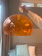 Hippe oranje lampenkap, Huis en Inrichting, Lampen | Lampenkappen, Ophalen, Gebruikt, Rond, 25 tot 50 cm