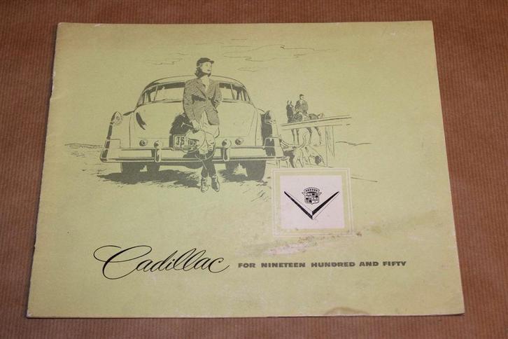 Oude reclame-uitgave Cadillac - 1950 !!, Boeken, Auto's | Folders en Tijdschriften, Zo goed als nieuw, Ophalen of Verzenden