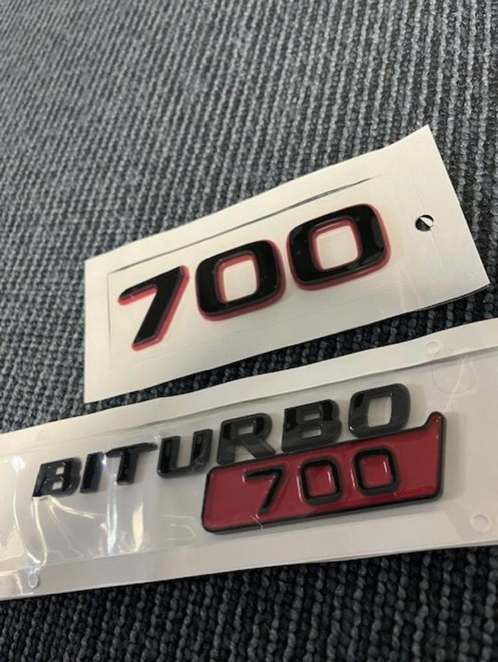 BRABUS biturbo 700 gle glc S-klasse E-klasse C-klasse ML CL, Auto diversen, Kentekenplaathouders, Nieuw, Ophalen of Verzenden